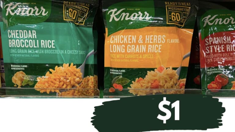 $1 Knorr Rice & Pasta Sides at Lowes Foods