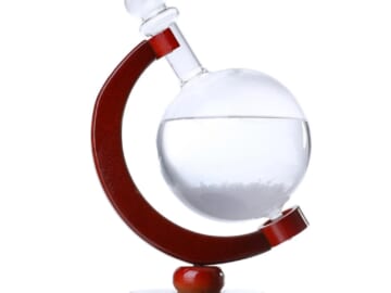 Storm Glass Weather Predictor for $18 + free shipping