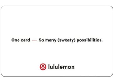 $100 Lululemon Digital Gift Card + $10 Best Buy Gift Card for $100 + digital download