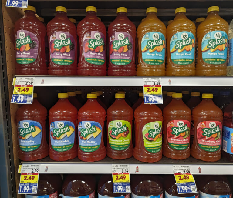 V8 Splash Juices Only $1.99 At Kroger