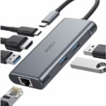 Aukey 6-in-1 USB-C Hub w/ 4K HDMI for $13 + free shipping