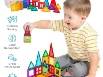 Best Choice Products 32-Piece Kids Magnetic Tiles Set $13 (Reg. $30)