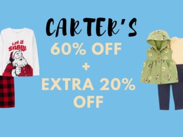 Carter’s 60% Off + Extra 20% Off