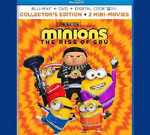 Minions: The Rise of Gru Collector’s Edition (Blu-ray + DVD + Digital) $6.99 (Reg. $23)