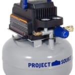 Project Source 3-Gallon Portable Pancake Compressor for $50 + free shipping