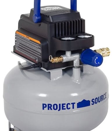 Project Source 3-Gallon Portable Pancake Compressor for $50 + free shipping