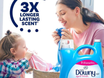 Downy Fabric Softener, April Fresh, 190 Loads as low as $6.58 After Coupon when you buy 4 (Reg. $13) – $0.04 per load