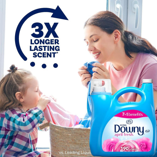 Downy Fabric Softener, April Fresh, 190 Loads as low as $6.58 After Coupon when you buy 4 (Reg. $13) – $0.04 per load