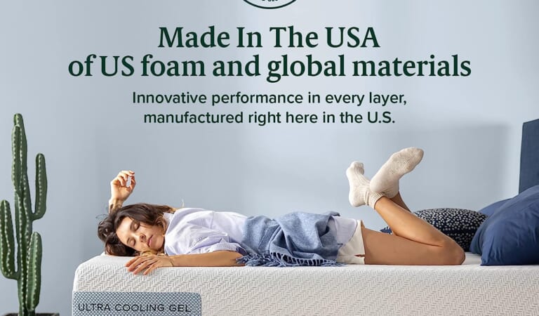 Zinus 12-inch Ultra Cooling Gel Memory Foam Mattress, Twin $99 Shipped Free (Reg. $264) – Made in USA