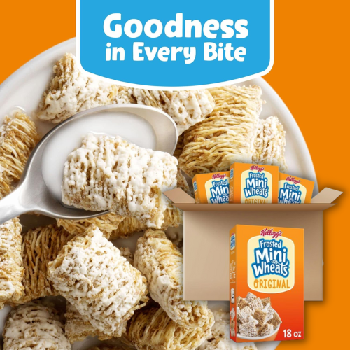 Kellogg’s 4-Pack Frosted Mini-Wheats Breakfast Cereal as low as $10.35 After Coupon (Reg. $21.16) + Free Shipping – $2.59/18 Oz Box