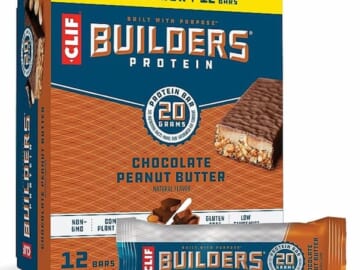 CLIF Builders - Chocolate Peanut Butter Flavor - Protein Bars