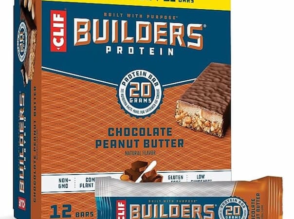 CLIF Builders Chocolate Peanut Butter Flavor Protein Bars, 12 count only $10.34 shipped!