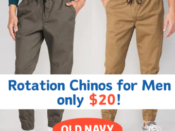 Today Only! Rotation Chinos for Men $20 (Reg. $44.99+)