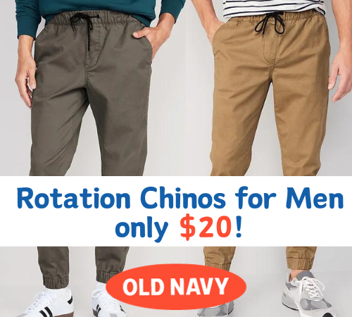 Today Only! Rotation Chinos for Men $20 (Reg. $44.99+)