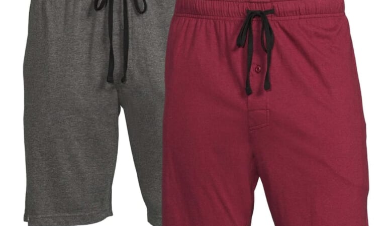 Hanes Men's X-temp Knit Jam Shorts 2-Pack for $8 + free shipping w/ $35