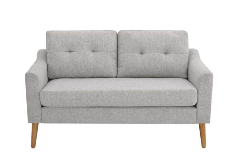 Serta Brighton Mid-Century Modern Style 2-Seater Loveseat w/ Ottoman for $293 + free shipping