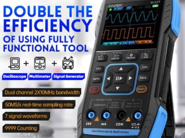 Handheld Digital Oscilloscope Multimeter for $62 + free shipping