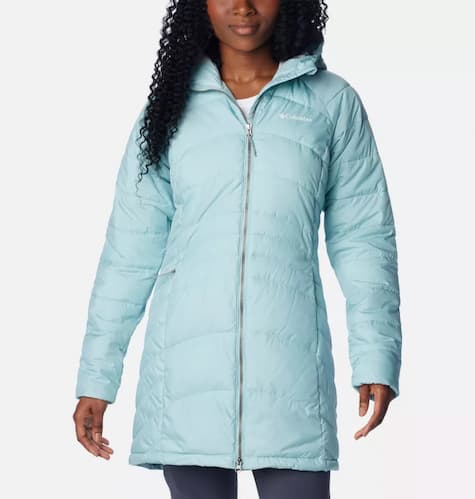 Columbia Women’s Karis Gale Long Jacket in Aqua Haze