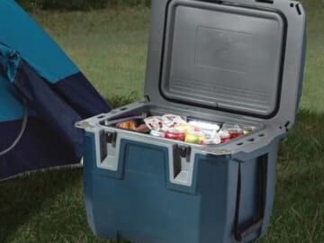 Ozark Trail Hard Sided High Performance 35-Quart Cooler with Microban (Blue) $54 Shipped Free (Reg. $84.04) – Holds 36 cans