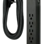 GE 6-Outlet Grounded Surge Protector w/ 10-Foot Braided Cord for $10 + free shipping w/ $35