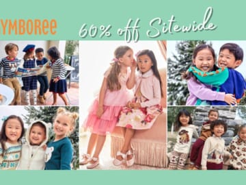 Gymboree | 60% Off Sitewide + Extra $10 Off $75 + Free Shipping!