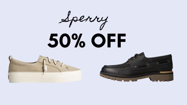 50% Off Sperry Shoes