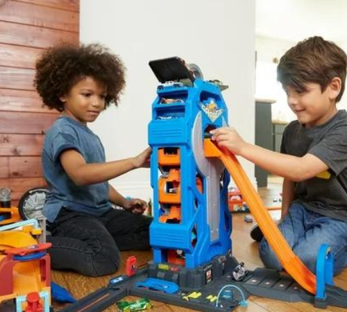 Hot Wheels Mega Garage Car Vehicle Playset w/ Storage for 35+ Vehicles $34.97 (Reg. $59)