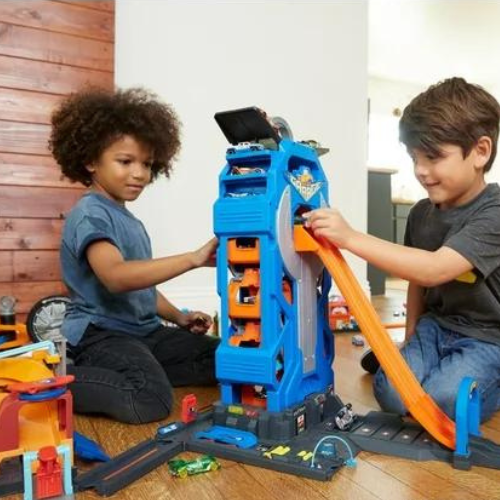 Hot Wheels Mega Garage Car Vehicle Playset w/ Storage for 35+ Vehicles $34.97 (Reg. $59)