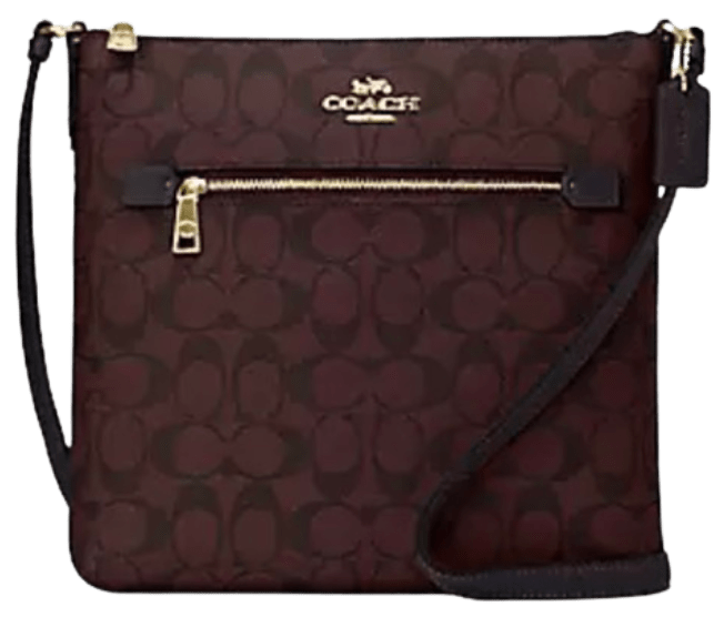 Coach Outlet Rowan File Bag in Signature Canvas for $89 + free shipping