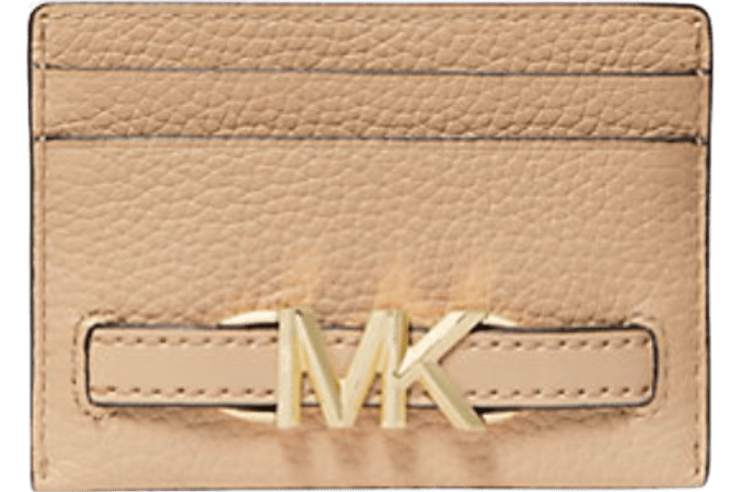 Michael Kors Reed Large Pebbled Leather Card Case for $29 + free shipping