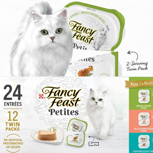 Purina Fancy Feast Gourmet Wet Cat Food Variety Twin Packs, 12 Count as low as $7.88 After Coupon (Reg. $13.13) + Free Shipping – 24 Servings, $0.66/ Tub or $0.33/Serving