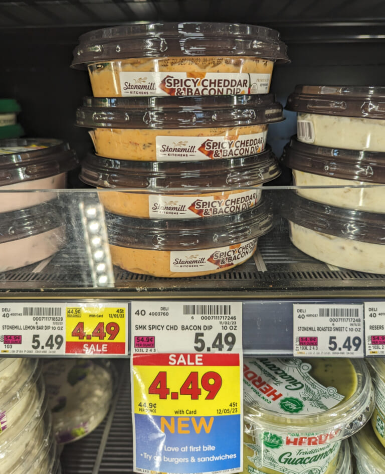 Stonemill Kitchens Premium Dips As Low As $2.24 At Kroger (Regular Price $5.49)