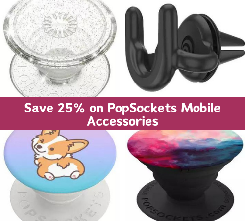 Today Only! Save 25% on PopSockets Mobile Accessories from $6.74 (Reg. $8.99+)