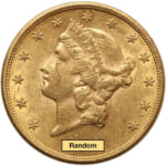 US Gold $20 Liberty Head Double Eagle Coin for $2,086 + free shipping