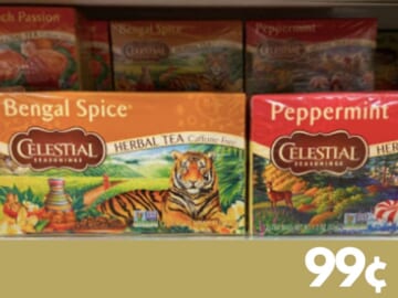 99¢ Celestial Seasonings Tea | Kroger Mega Deal