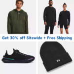 Get 30% off Sitewide + Free Shipping on UnderArmour! thru 12/01!