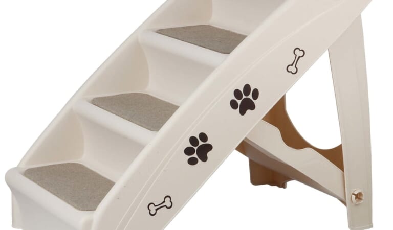 Zenstyle Pet Dog Foldable Stairs for $31 + free shipping