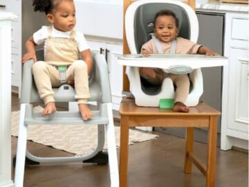 6-in-1 Ingenuity Full Course SmartClean Convertible High Chair (Slate) $70 Shipped Free (Reg. $100) – with 6 Modes & 2 Dishwasher Safe Trays