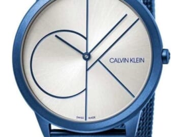 Calvin Klein Men's Minimal Watch for $34 + free shipping