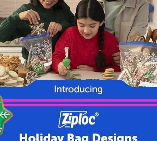 Ziploc Holiday Bags: Gallon Freezer 120-Count as low as $12.58 -10¢/Bag After Coupon (Reg. $30.29) + Free Shipping + More