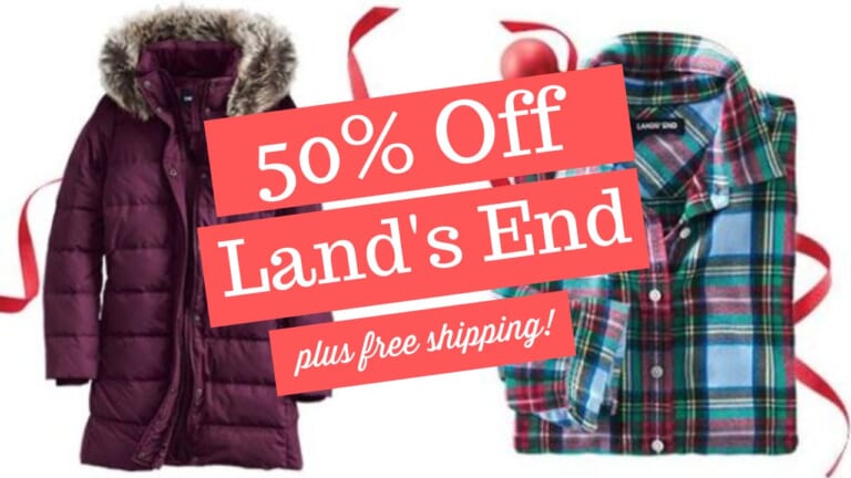 Lands’ End Coupon | 50% Off Sitewide + FREE Shipping!