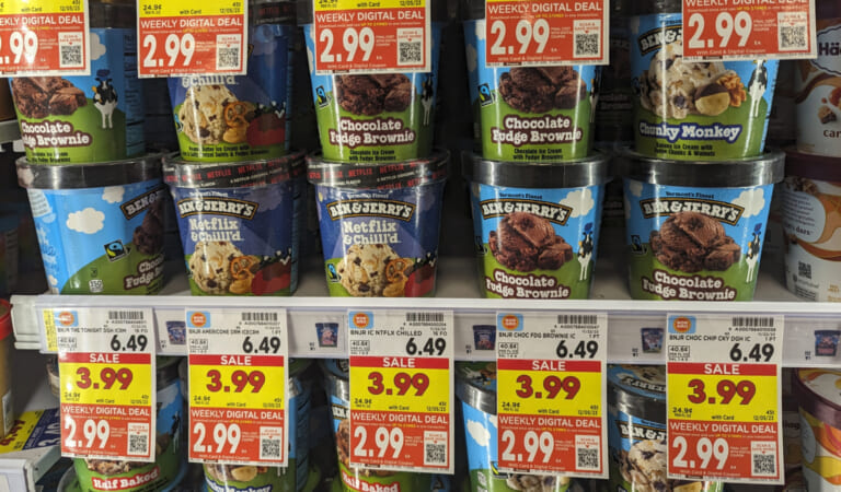 Ben & Jerry’s Ice Cream Is Just $2.99 At Kroger