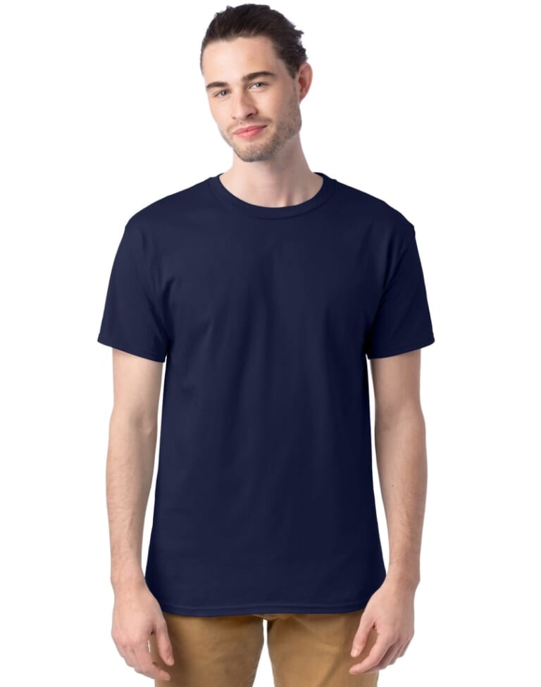 Hanes Men's Heavyweight Crewneck T-Shirt 4-Pack for $24 + free shipping