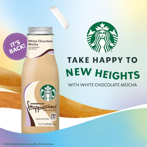 Starbucks 12-Pack White Chocolate Mocha Frappuccino as low as $22.70 Shipped Free (Reg. $38.16) – $1.89/13.7 Oz Bottle