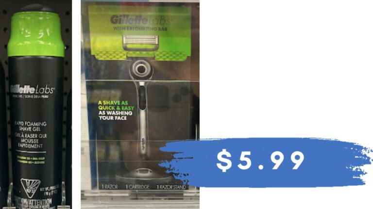 $5.99 GilletteLabs Razors & Shave Gel at Walgreens