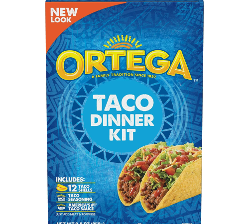 Ortega 12-Count Yellow Corn Taco Dinner Kit as low as $2.75 Shipped Free (Reg. $13.51) – 23¢/Taco Shell