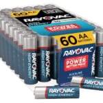 Rayovac High Energy Alkaline AA Batteries 60-Pack for $18 + pickup