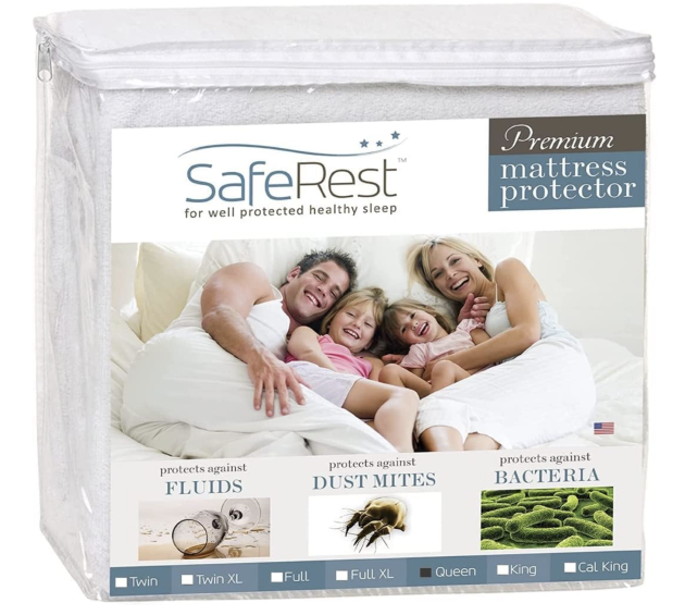 SafeRest Waterproof King-Size Mattress Protector for just $21.28 shipped! {Black Friday Deal}