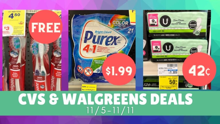 Video: Top CVS & Walgreens Deals 11/5-11/11