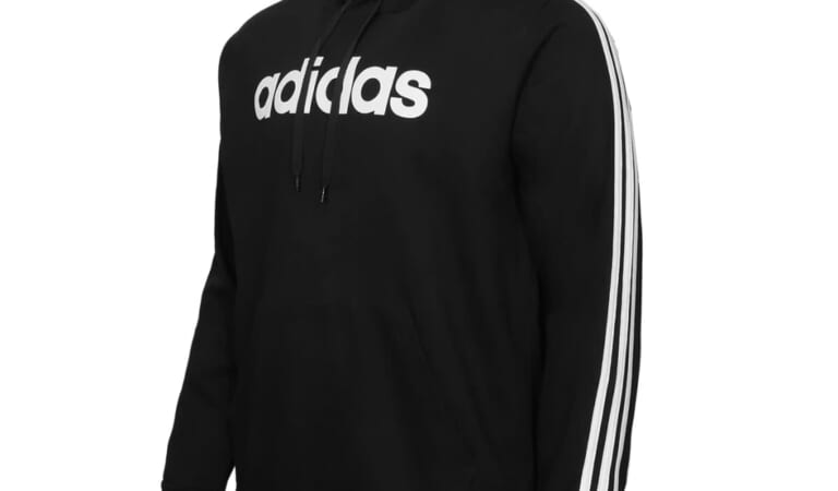 adidas Men's Essential 3-Stripe Logo Hoodie for $23 + free shipping